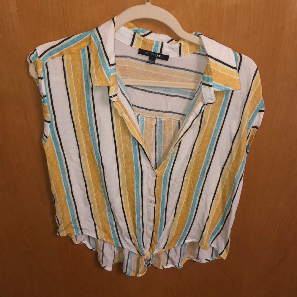 Women’s summer flowy top business causal cute